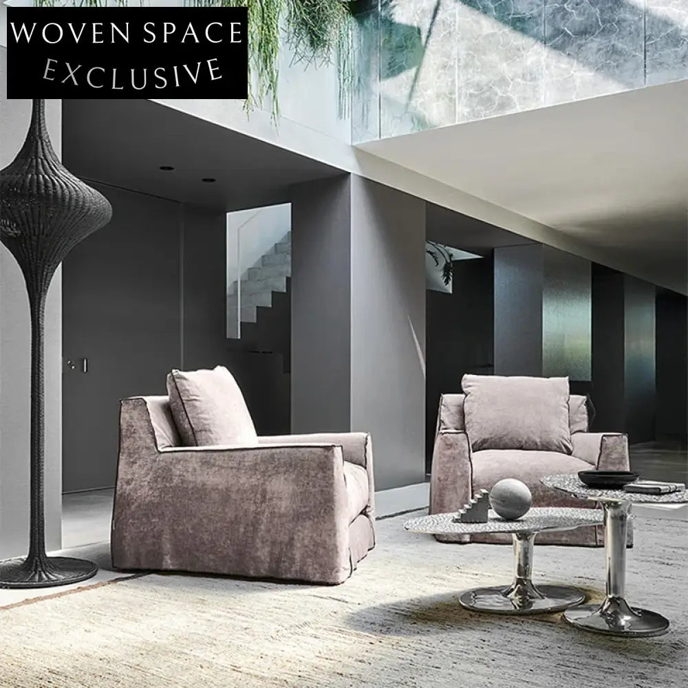 Comfortable L-Shape Sectional Sofa with Removable Linen Fabric Covers