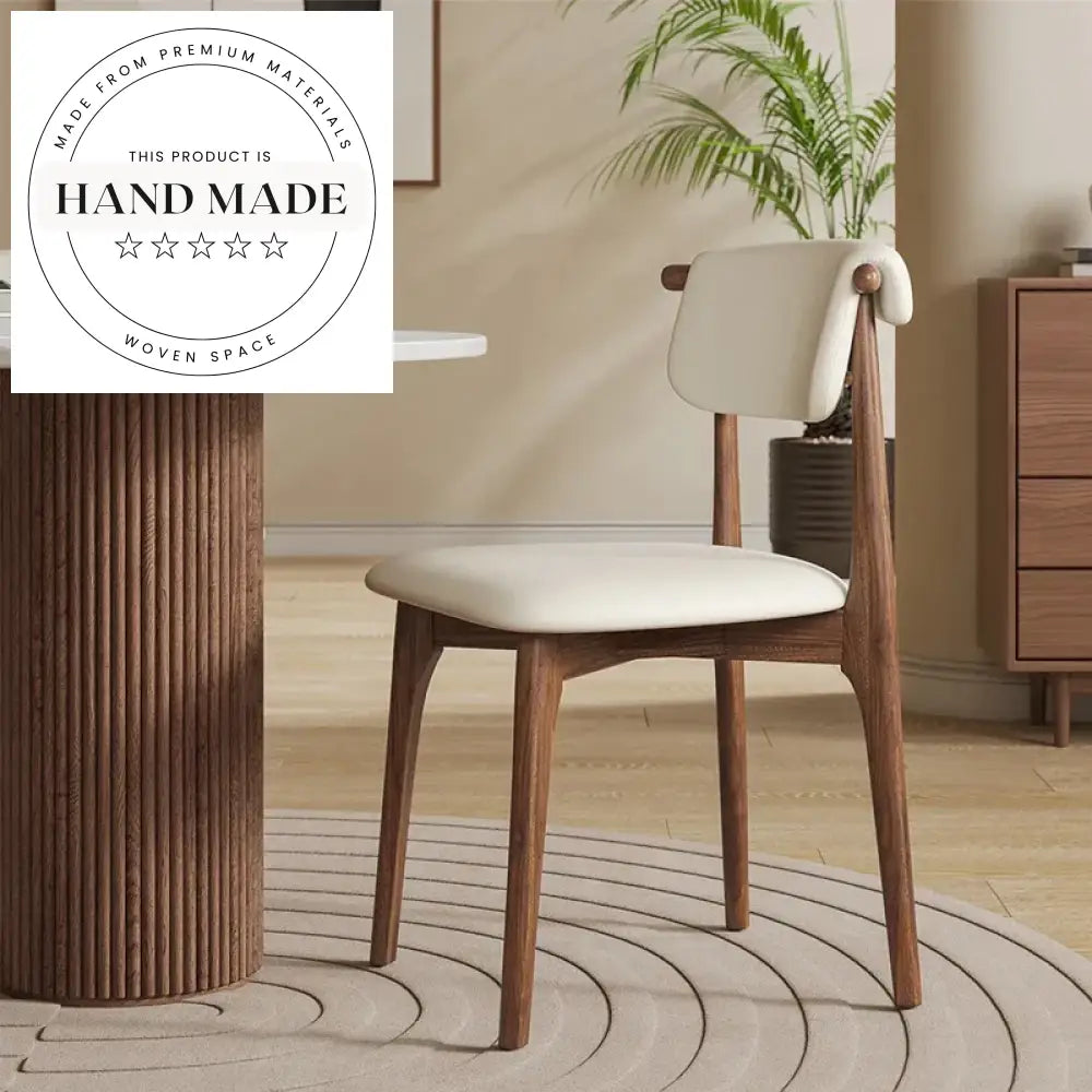 Comfortable Modern Wooden Upholstered Dining Chair