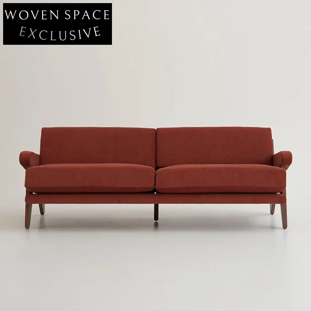 Comfortable Nordic Boucle Fabric Solid Wood Sectional Sofa for Modern Living Spaces