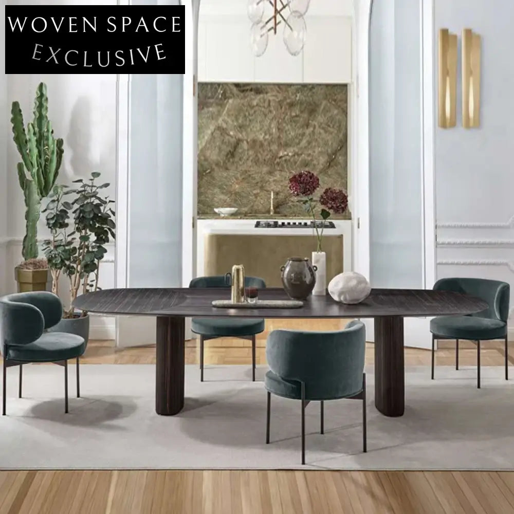Comfortable Nordic Velvet Dining Chair with Durable Metal Base & Sponge Cushion