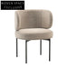 Comfortable Nordic Velvet Dining Chair with Durable Metal Base & Sponge Cushion