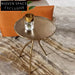 Contemporary Brass Tree Branch Design Round Top Side Living Room Coffee Table