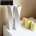 Contemporary Ceramic Line Art Home Decor Office Ornament Flower Vase