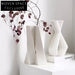 Contemporary Ceramic Line Art Home Decor Office Ornament Flower Vase