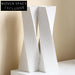 Contemporary Ceramic Line Art Home Decor Office Ornament Flower Vase