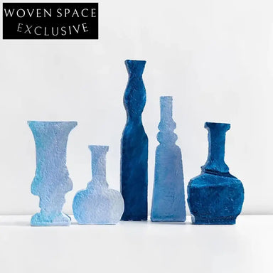 Contemporary Ceramic Watercolor Pattern Vase for Modern Home Decor