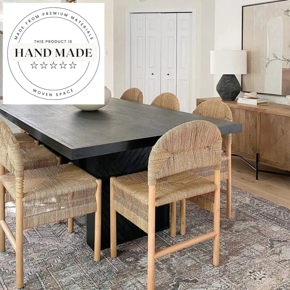 Contemporary Charcoal Solid Wood 8-10 Seater Convertible Dining Table