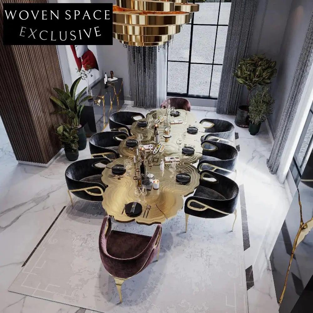 Contemporary Curved Backrest Dining Chair, Metal Base, Plush Upholstery Home Dining Chair