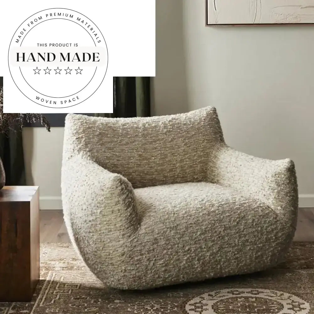 Contemporary Fabric Swivel Accent Chair: Adjustable, Comfortable Lounge Seating