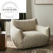 Contemporary Fabric Swivel Accent Chair: Adjustable, Comfortable Lounge Seating