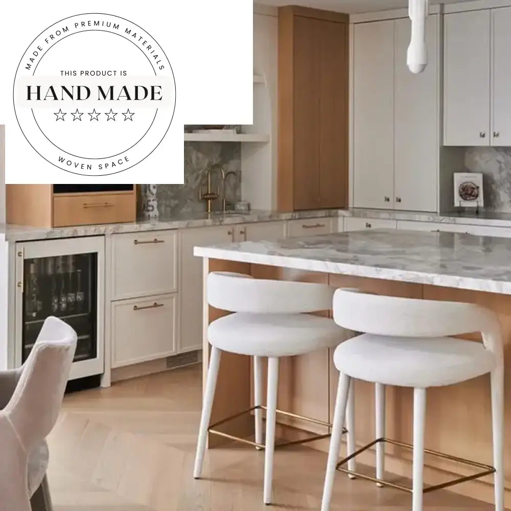 Contemporary Fabric Swivel Bar Stool Counter Chair Kitchen Island Dining