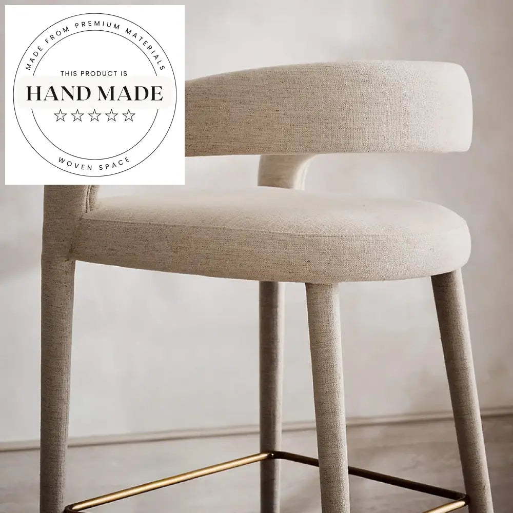 Contemporary Fabric Swivel Bar Stool Counter Chair Kitchen Island Dining