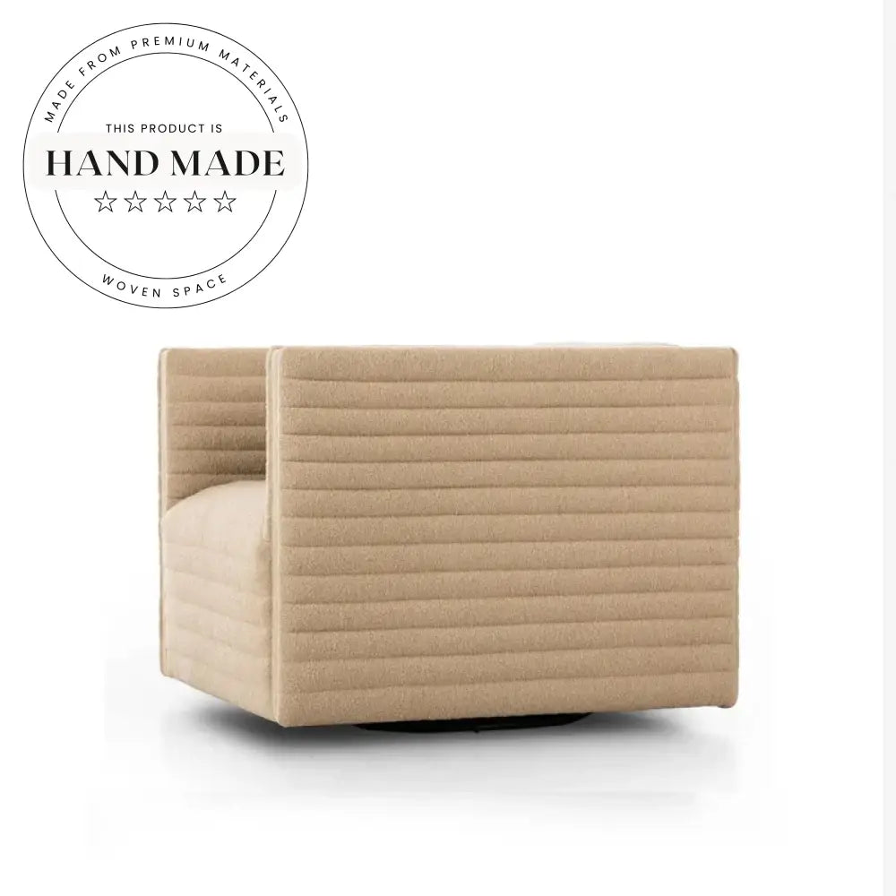 Contemporary Fabric Swivel Lounge Accent Chair for Living Room