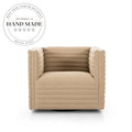 Contemporary Fabric Swivel Lounge Accent Chair for Living Room
