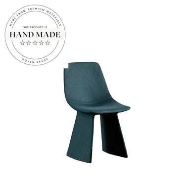 Contemporary Fabric Upholstered Dining Chair with Sturdy Metal Legs