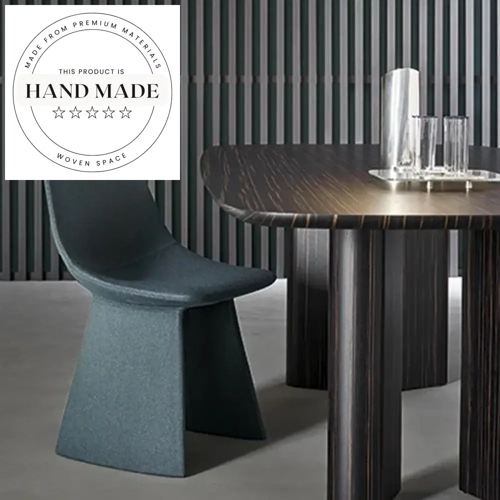 Contemporary Fabric Upholstered Dining Chair with Sturdy Metal Legs