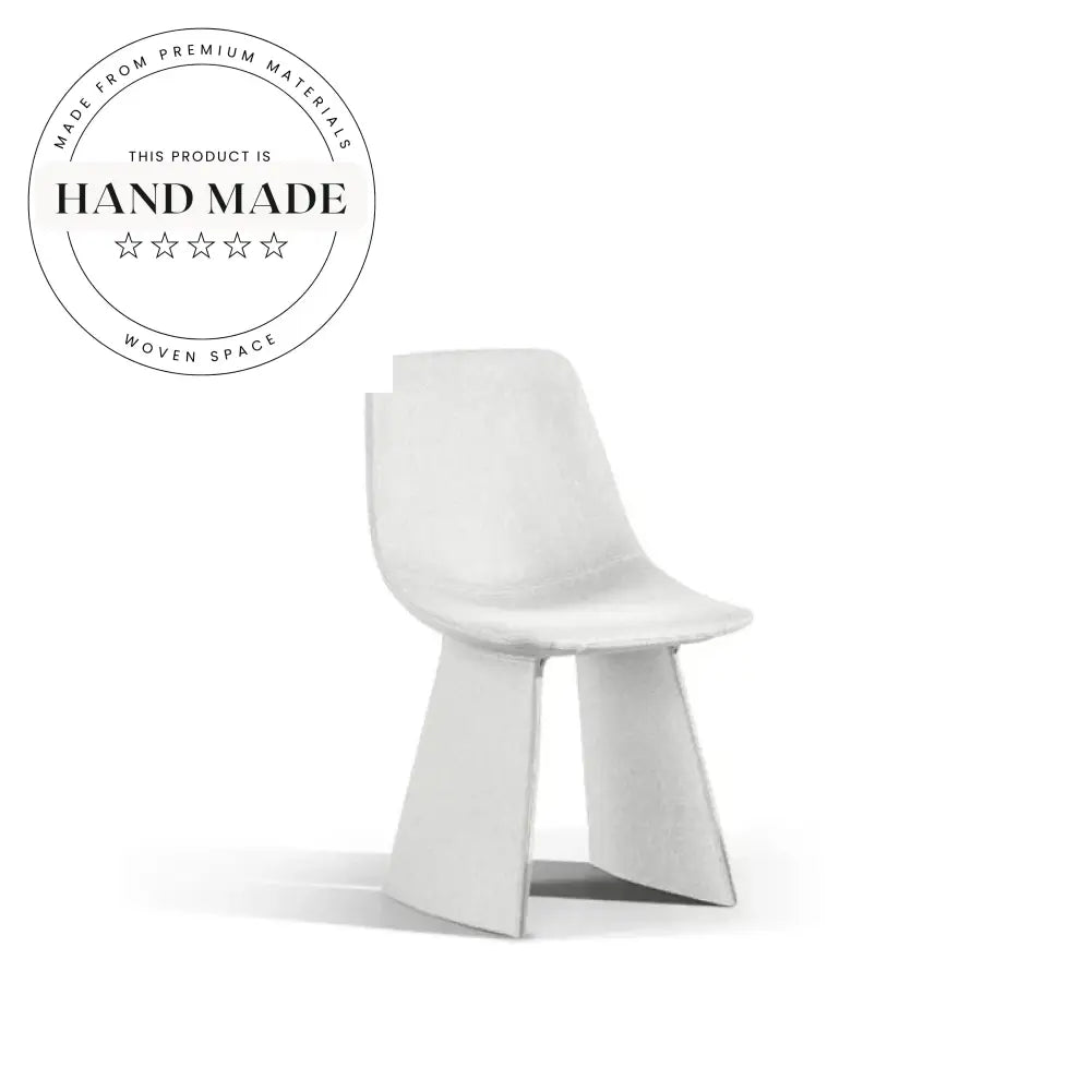 Contemporary Fabric Upholstered Dining Chair with Sturdy Metal Legs