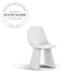 Contemporary Fabric Upholstered Dining Chair with Sturdy Metal Legs