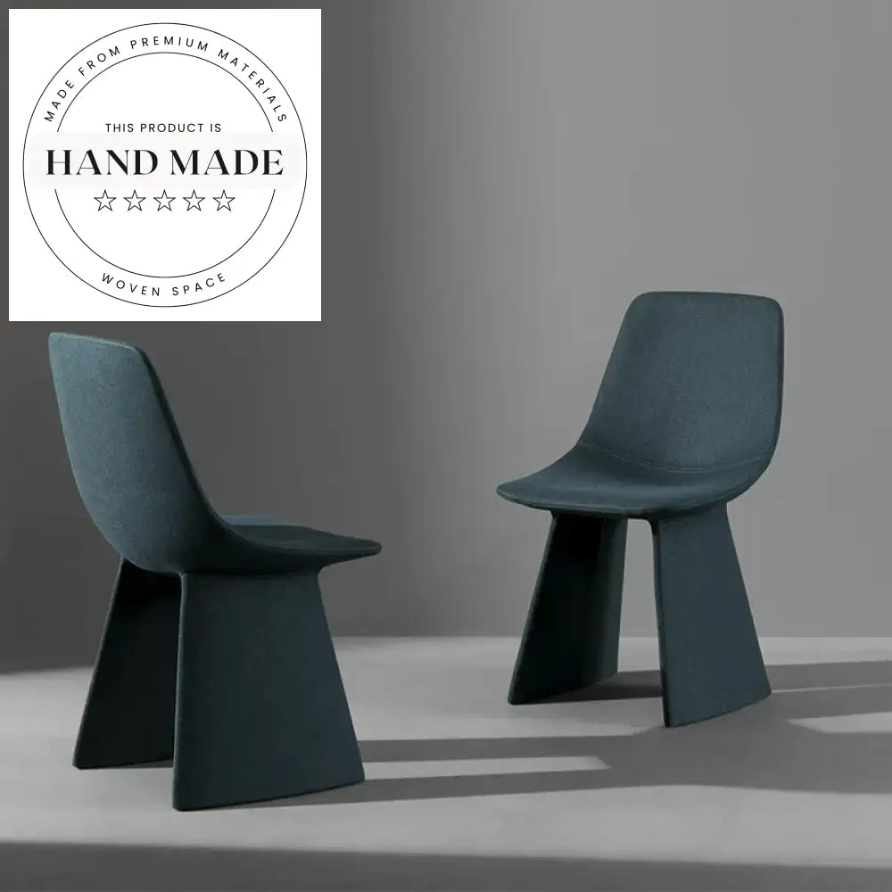 Contemporary Fabric Upholstered Dining Chair with Sturdy Metal Legs