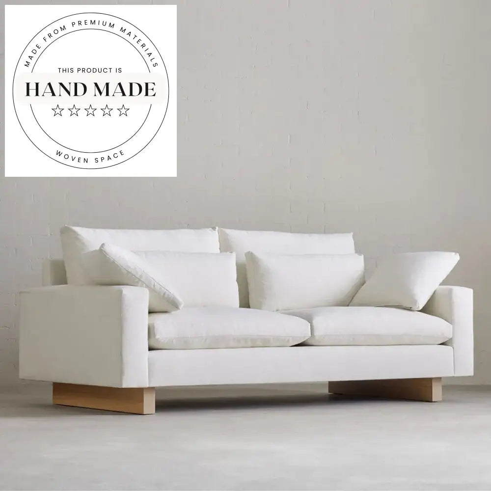Contemporary Fabric Upholstered Modular Sectional Living Room Sofa