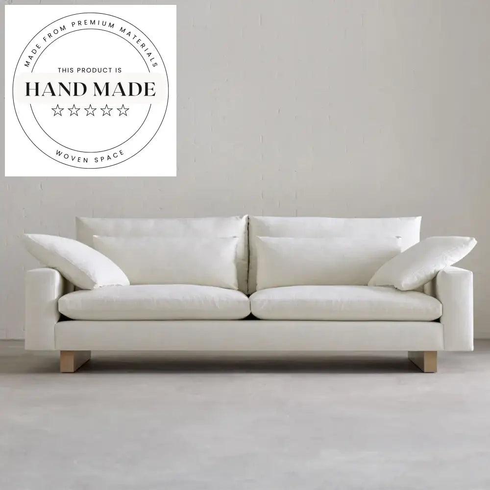Contemporary Fabric Upholstered Modular Sectional Living Room Sofa