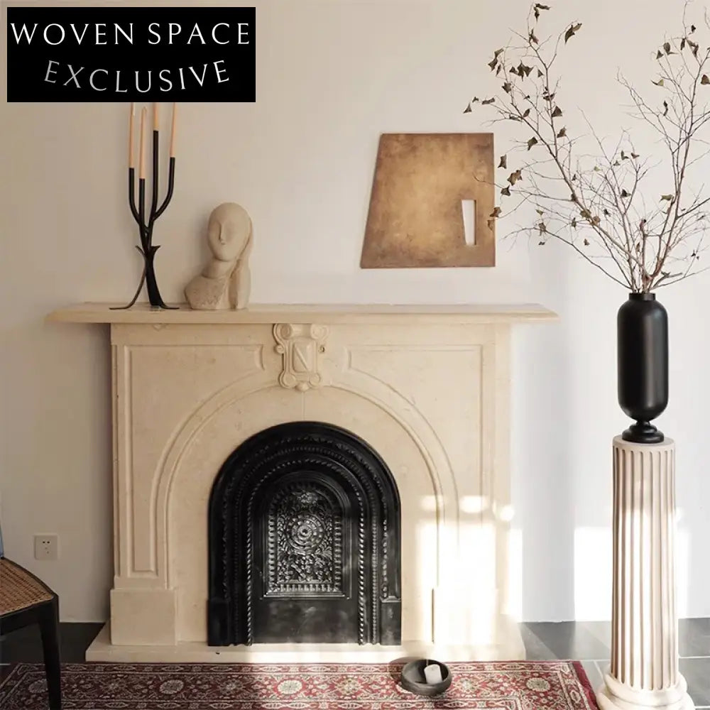 Contemporary Fiberglass Abstract Face Sculpture for Modern Home Tabletop Art Decor