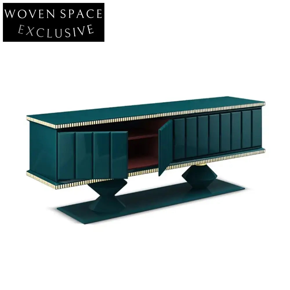 Contemporary Living Room Side Cabinet: Stylish High-Quality Home Storage Console