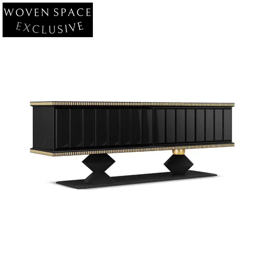 Contemporary Living Room Side Cabinet: Stylish High-Quality Home Storage Console