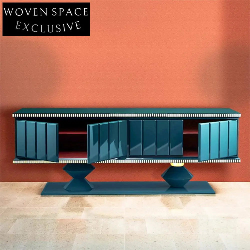 Contemporary Living Room Side Cabinet: Stylish High-Quality Home Storage Console