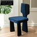Contemporary Nordic Upholstered Fabric Dining Chair for Modern Homes