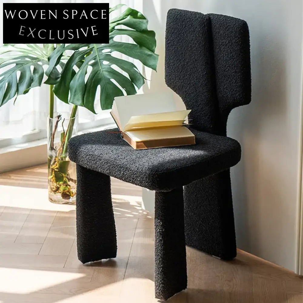 Contemporary Nordic Upholstered Fabric Dining Chair for Modern Homes
