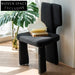 Contemporary Nordic Upholstered Fabric Dining Chair for Modern Homes