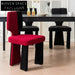 Contemporary Nordic Upholstered Fabric Dining Chair for Modern Homes