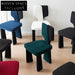 Contemporary Nordic Upholstered Fabric Dining Chair for Modern Homes
