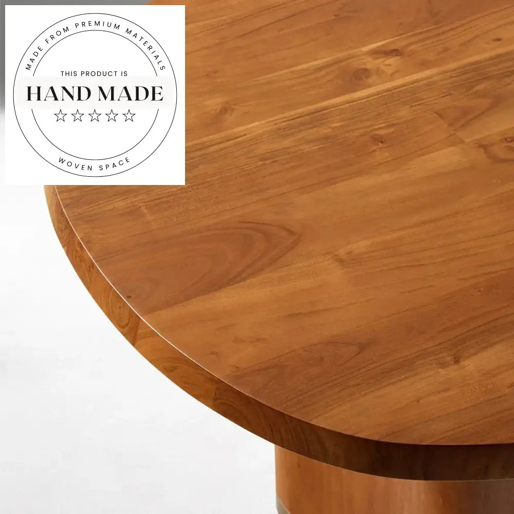Contemporary Oval Solid Wood Natural Pine Luxury Large Dining Table