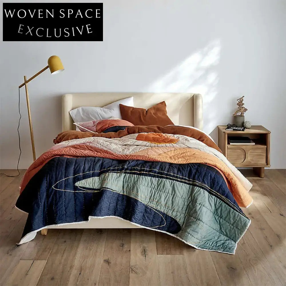 Contemporary Plywood Bedside Table with Drawers, Wooden Top, Simple Design