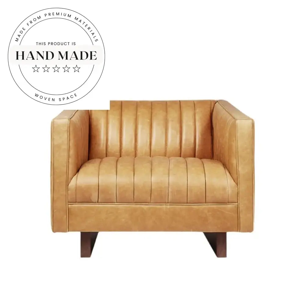Contemporary Retro Leather Tufted Villa Living Room Sectional Sofa
