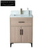 Contemporary Single Sink Plywood Bathroom Vanity Cabinet with Soft-Close Drawers