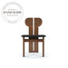 Contemporary Solid Wood Leather Seat Restaurant Dining Chair