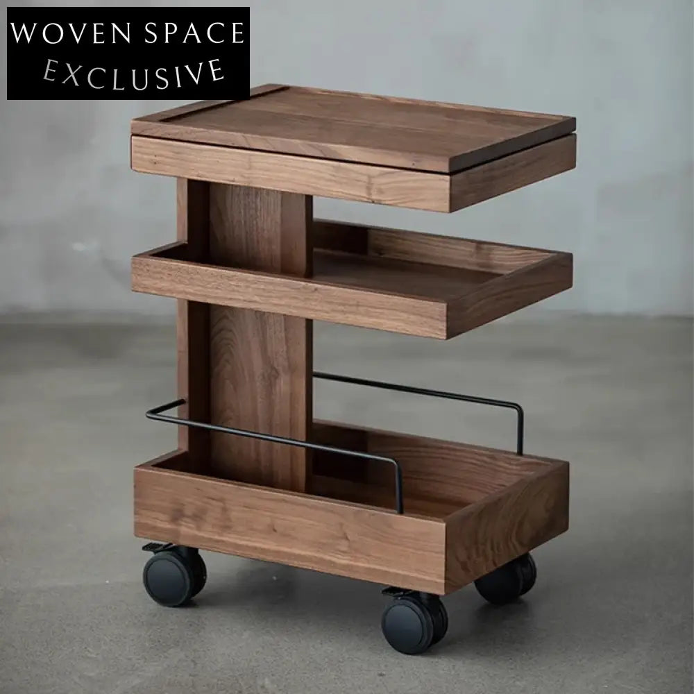 Contemporary Stainless Steel Wood Veneer Storage Modern Home Hotel Coffee Table