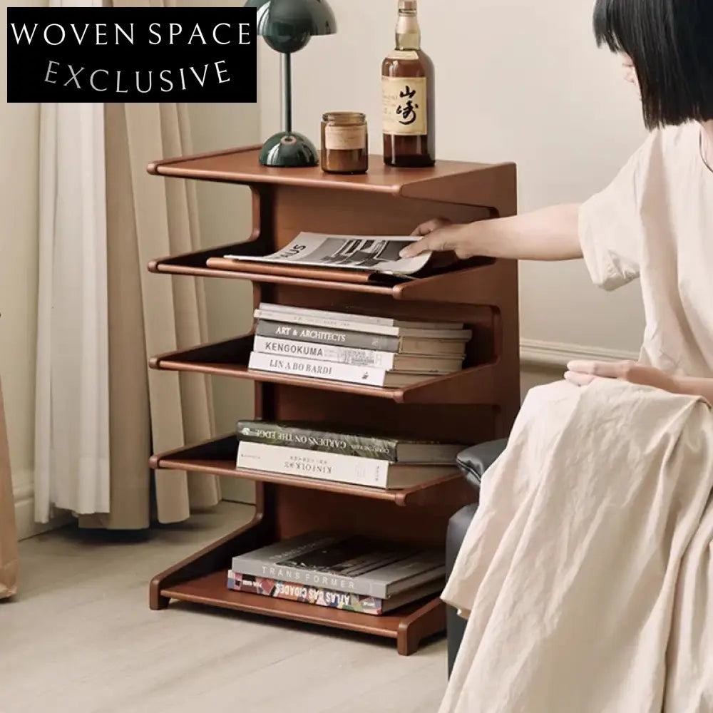 Contemporary Wooden Living Room Wall Cabinet with Drawers and Storage Solution