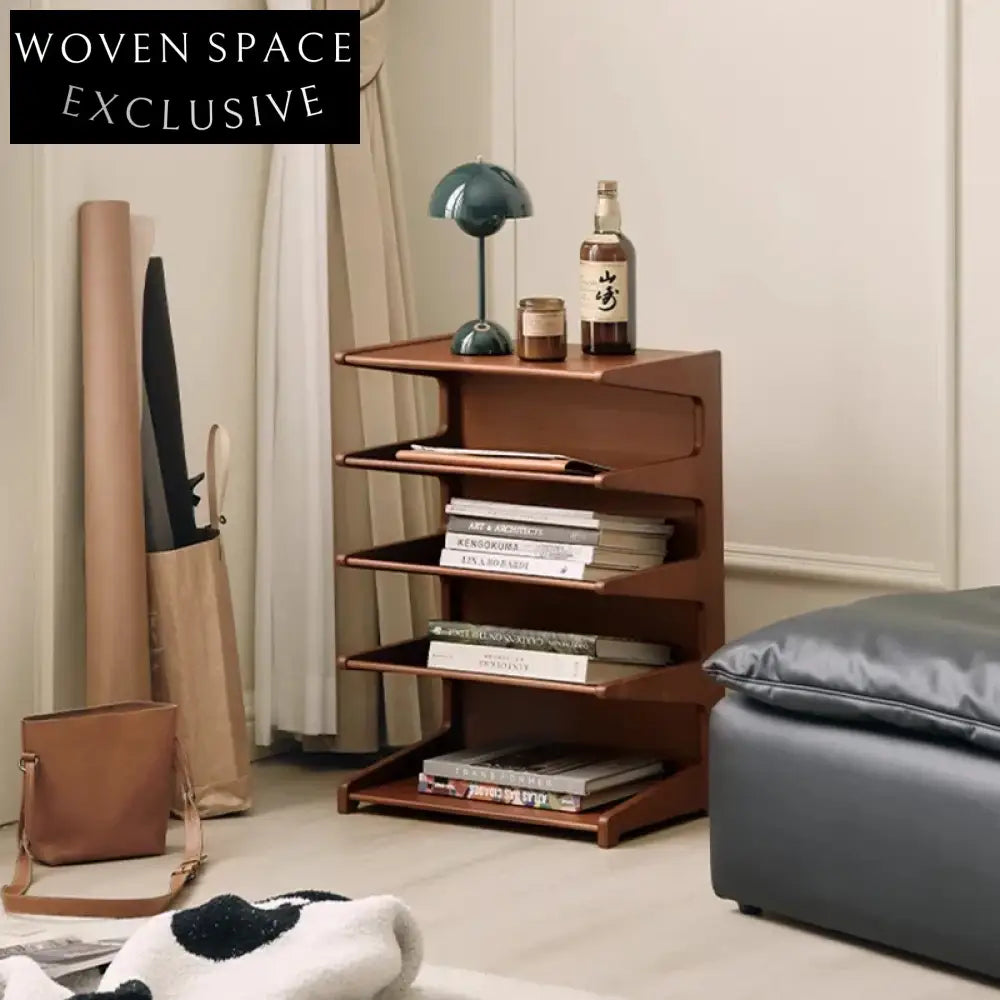 Contemporary Wooden Living Room Wall Cabinet with Drawers and Storage Solution