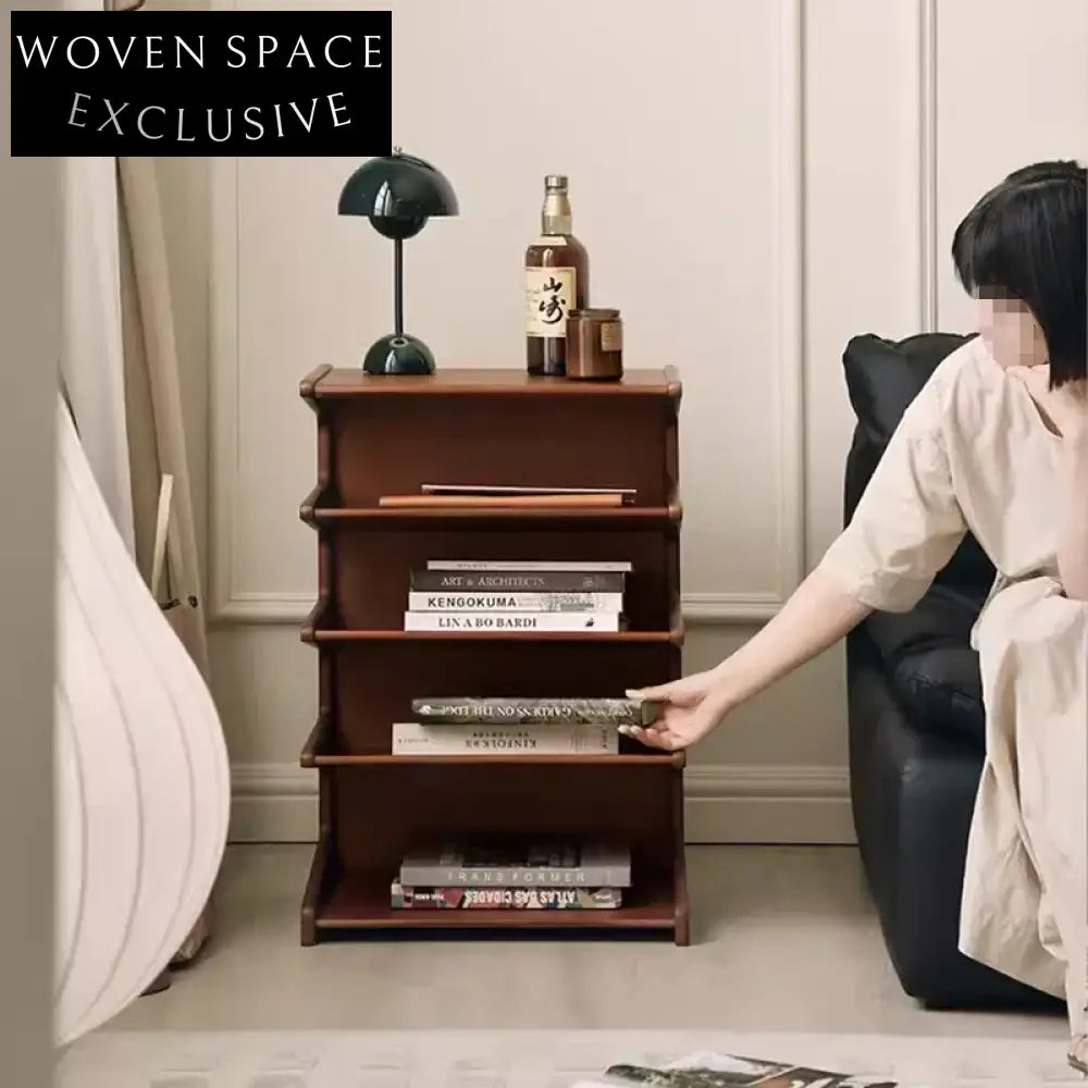 Contemporary Wooden Living Room Wall Cabinet with Drawers and Storage Solution