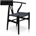 Cord Dining Chair - Full Black (set of 2) Dining Chairs