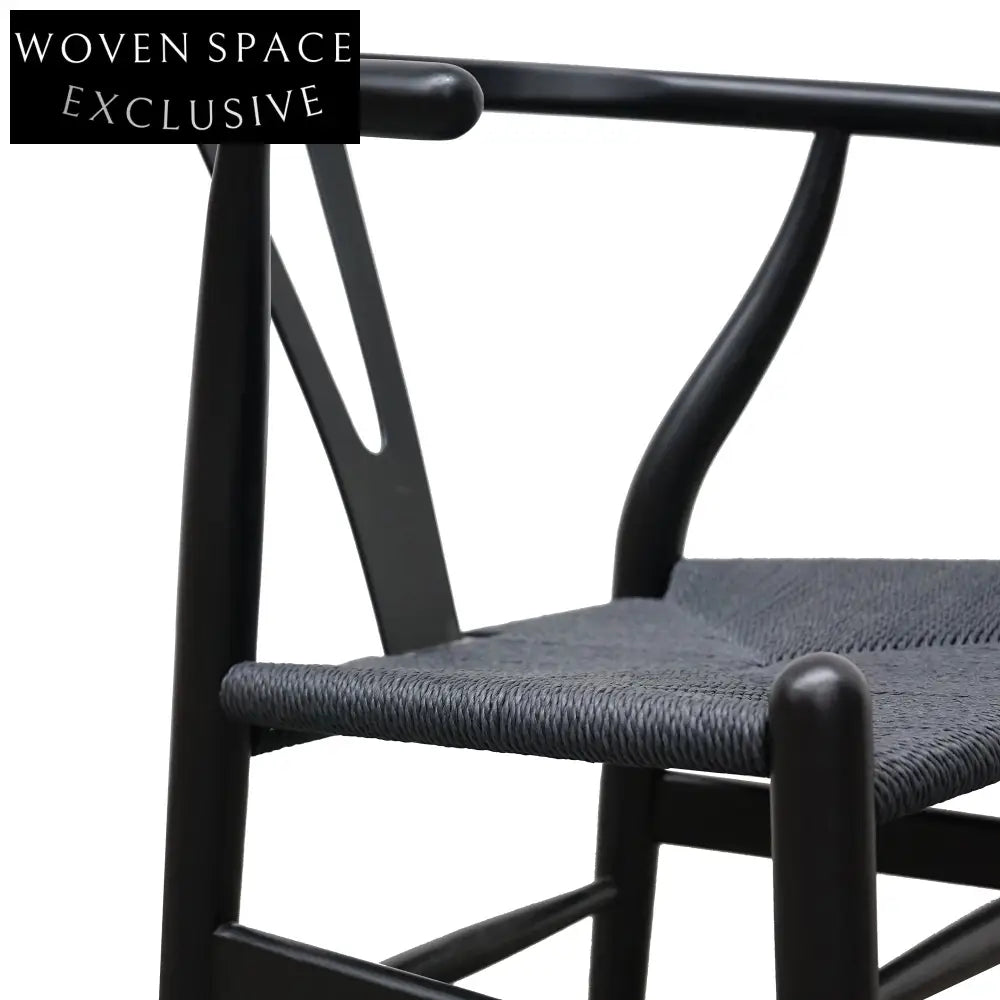 Cord Dining Chair - Full Black (set of 2) Dining Chairs