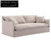 Cove 3 Seater Slip Cover Sofa - Taupe Linen