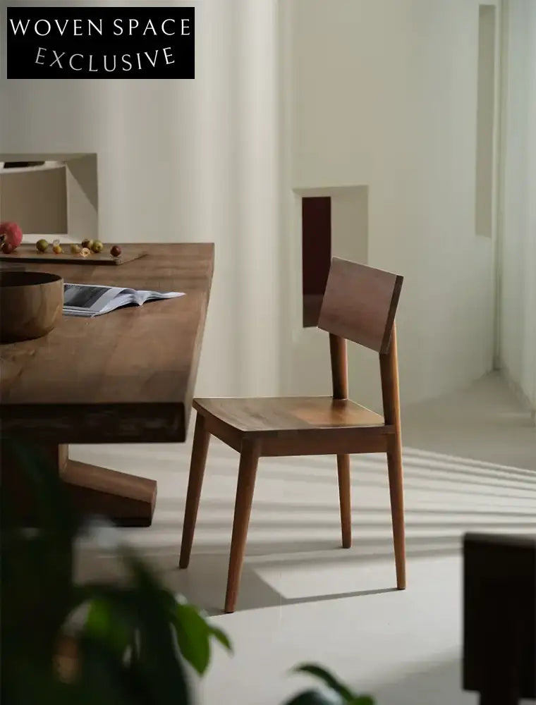 Cove Pure Teak Wood Dining Room Chair Teak