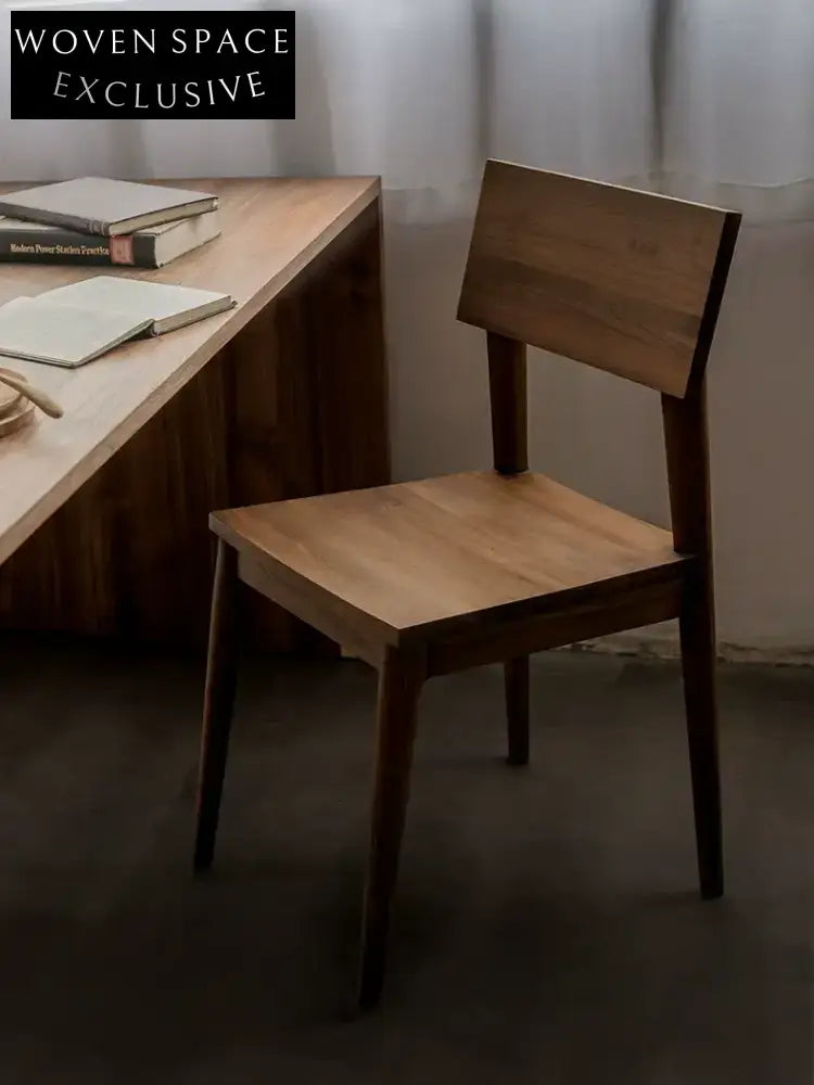 Cove Pure Teak Wood Dining Room Chair Teak