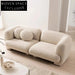 Cozy Boucle L-Shape Modular Sectional Sofa for Modern Living Spaces