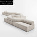 Cozy Boucle L-Shape Modular Sofa Set – Perfect for Hotel Lobbies & Modern Homes